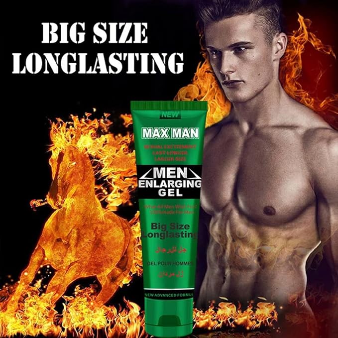 Men's Massage Cream Becomes Longer Thicker Enhancement Men Energy for Care Delay Performance Boost Strength (50g) (Green)